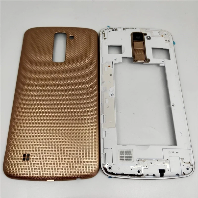 Full Housing For LG K10 2016 K430 K430T K430Y K430DS Middle Frame Plate+Battery Cover Back Case