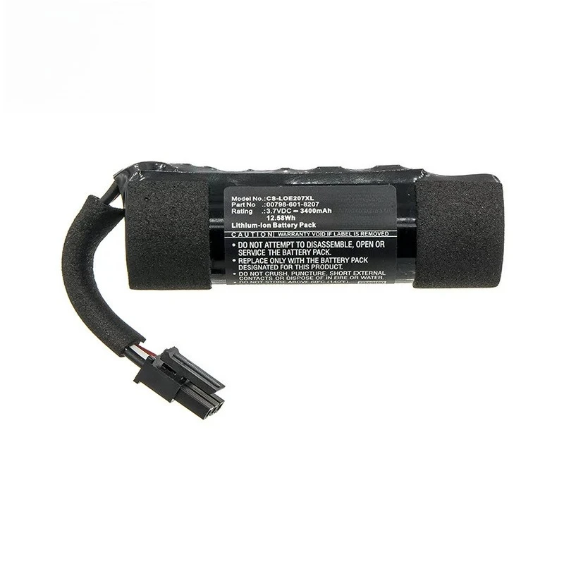 CS-LOE207XL 3.7V 3400mAh 12.58Wh 533-000104 00798-601-8207 Li-ion Replacement Battery for Logitech UE Boom 2 UE Boom 3 Speaker