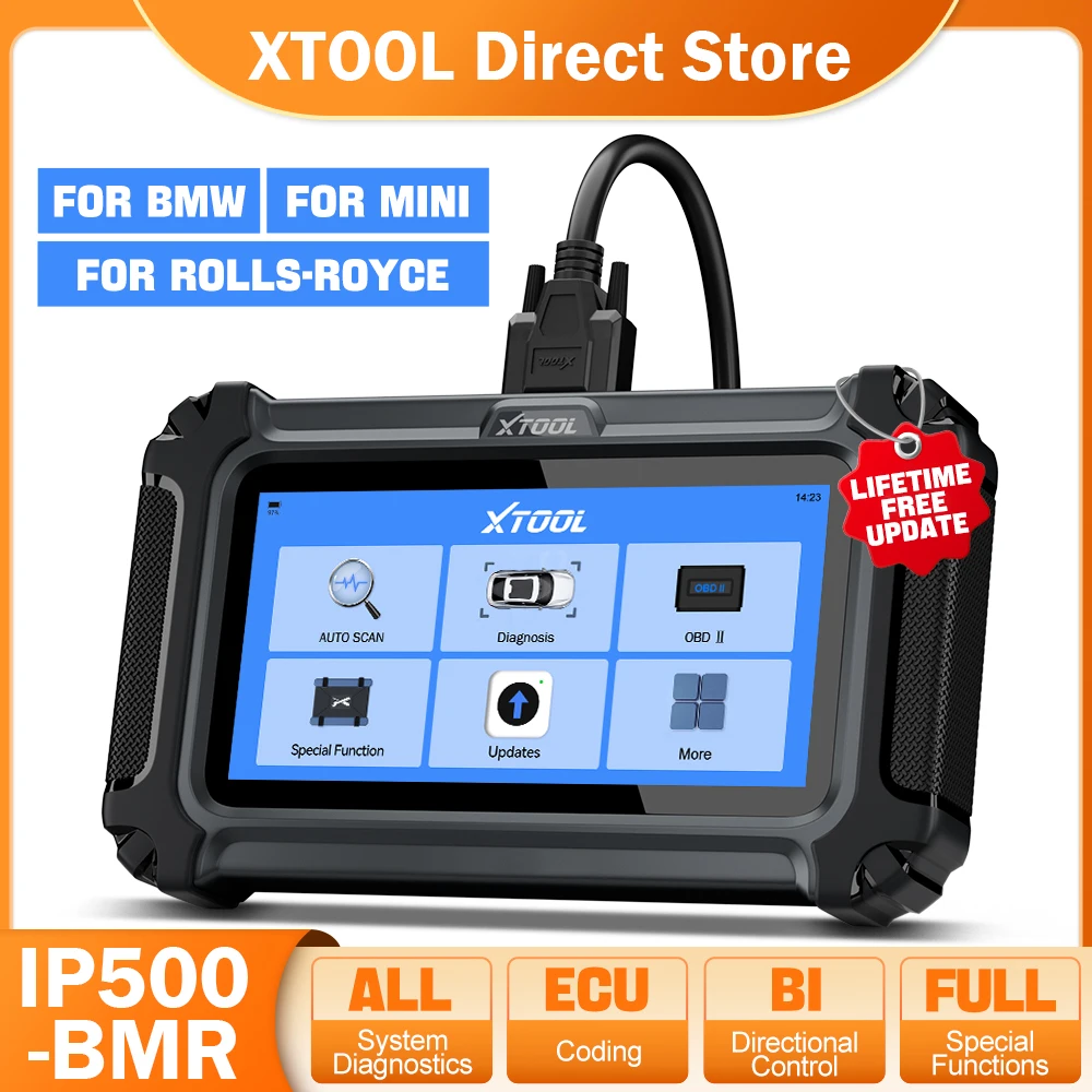 

XTOOL InPlus IP500 OBD2 Automotive Scanner Full System Car Diagnostic Tools For BMW ECU Coding All Services Lifetime Free Update