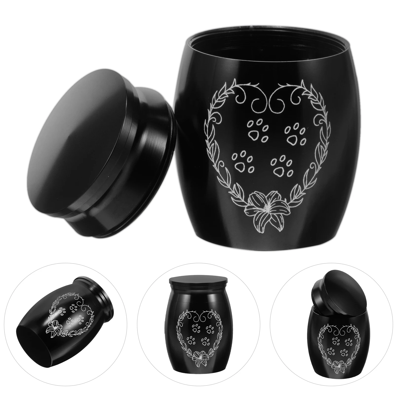 

Pet Urn Ashes Cremation Keepsake 40x30mm Alloy Dog Cat Urns Cremation Keepsake Portable Memorial Gift Pet Supplies