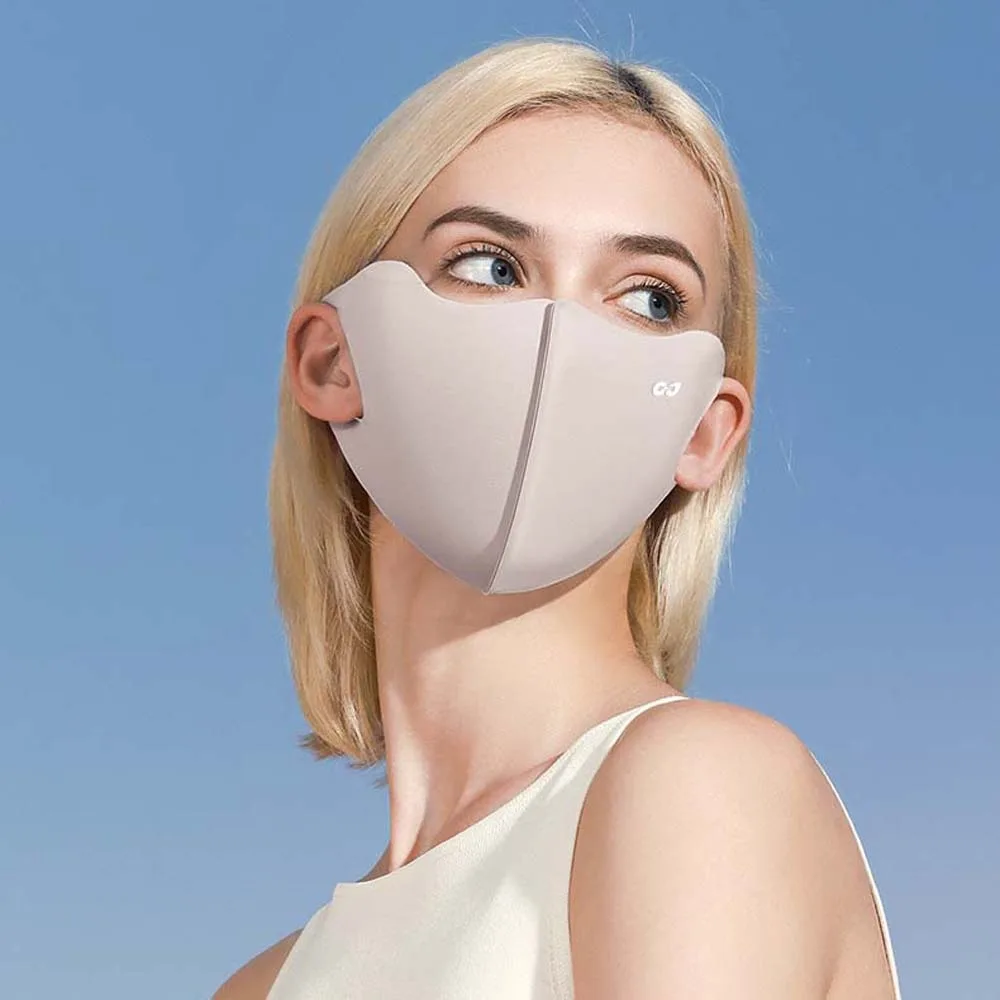 Uv Bescherming Ijs Zijde Masker Anti-uv Gezichtsbedekking Gezichtsbescherming Gezicht Gini Masker Ultraviolet Verstelbaar Zonnebrandmasker Unisex