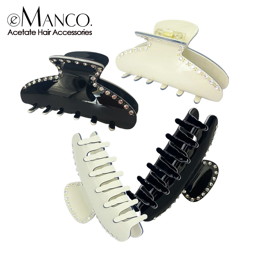 eManco Large Coiffure Temperament Hair Clips Acetic Acid Headdress Fall and Winter Premium Models A Variety of Styles and Colors