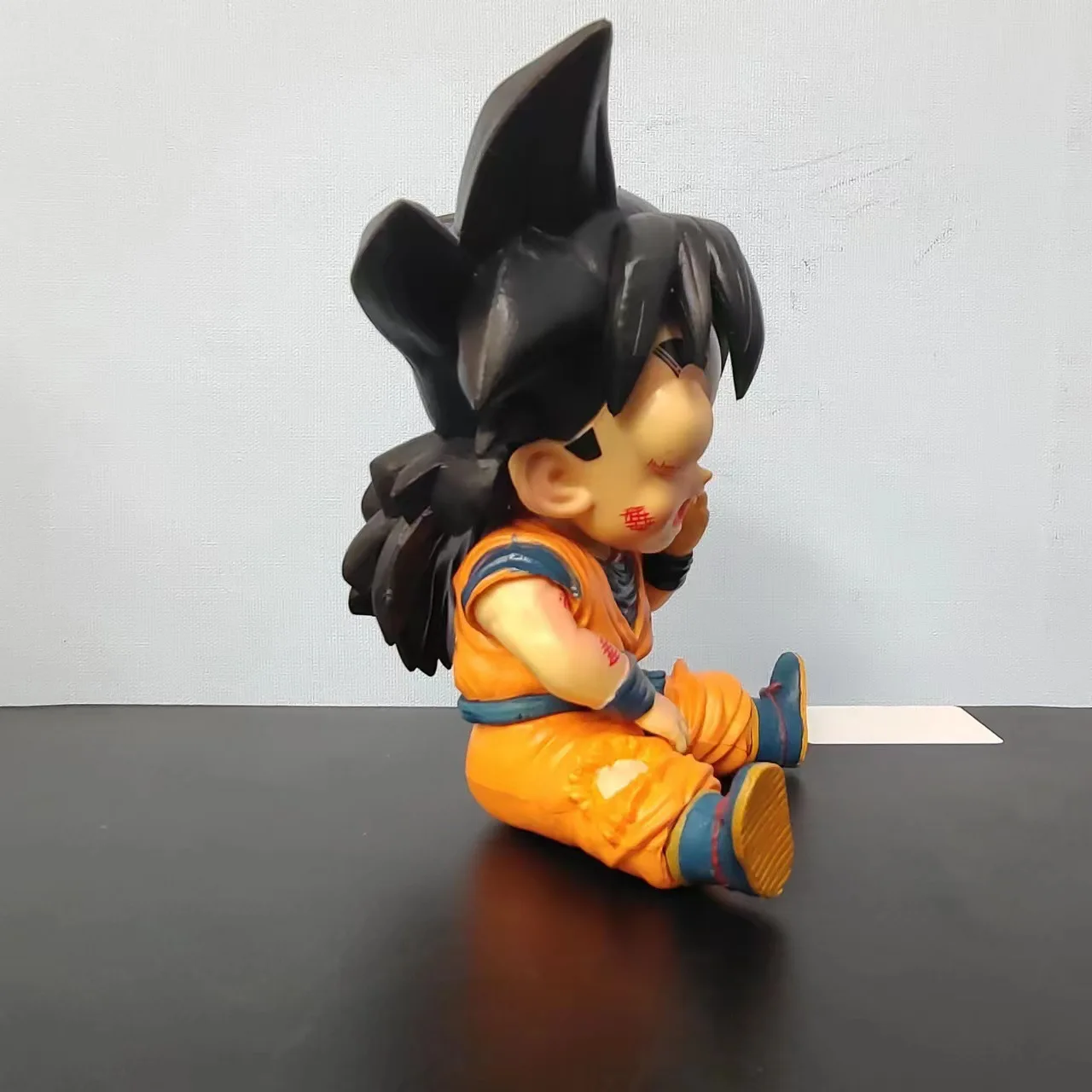 Anime Dragon Ball Q-version Sitting posture Son Gohan Action Figure PVC Model Statue Car ornaments doll Toy Desk Decor Gifts
