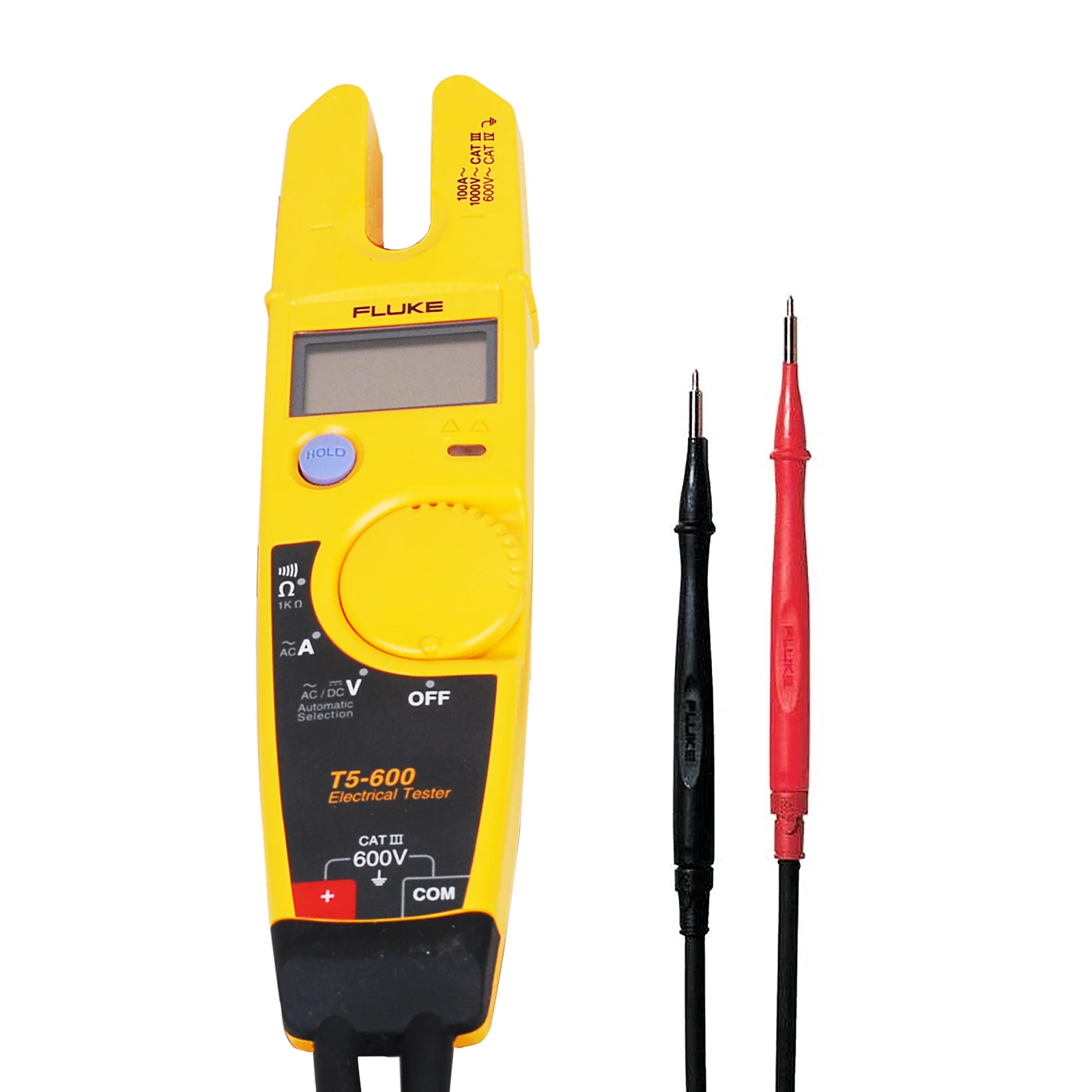 FLUKE T5-600 Digital Clamp Meter Current and Voltage Continuity Electrical Tester AC/DC Multimeter Electrician Tools