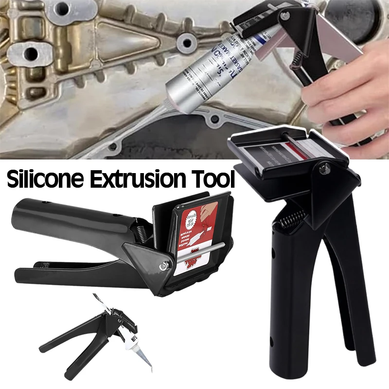 

1PC Liquid Glue Dispenser Tool Silicone Sealant Manual Glue Auto Repair Tool Manual Extruder Aluminum Tube Glue Extruder