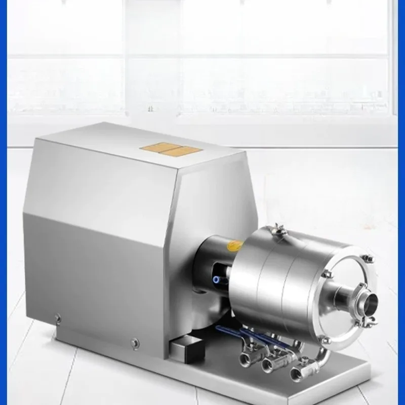 Pipeline emulsifying high-speed shearing stainless steel single three-stage mixing pump dispersion grinding sanitary industrial