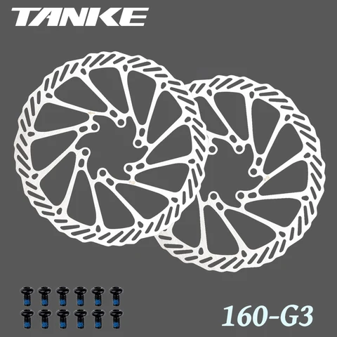 Гидравлический Тормозной Диск TANKE Для Шоссейных И Горных Велосипедов (MTB), 140мм/160мм/180мм/203мм, С Болтами