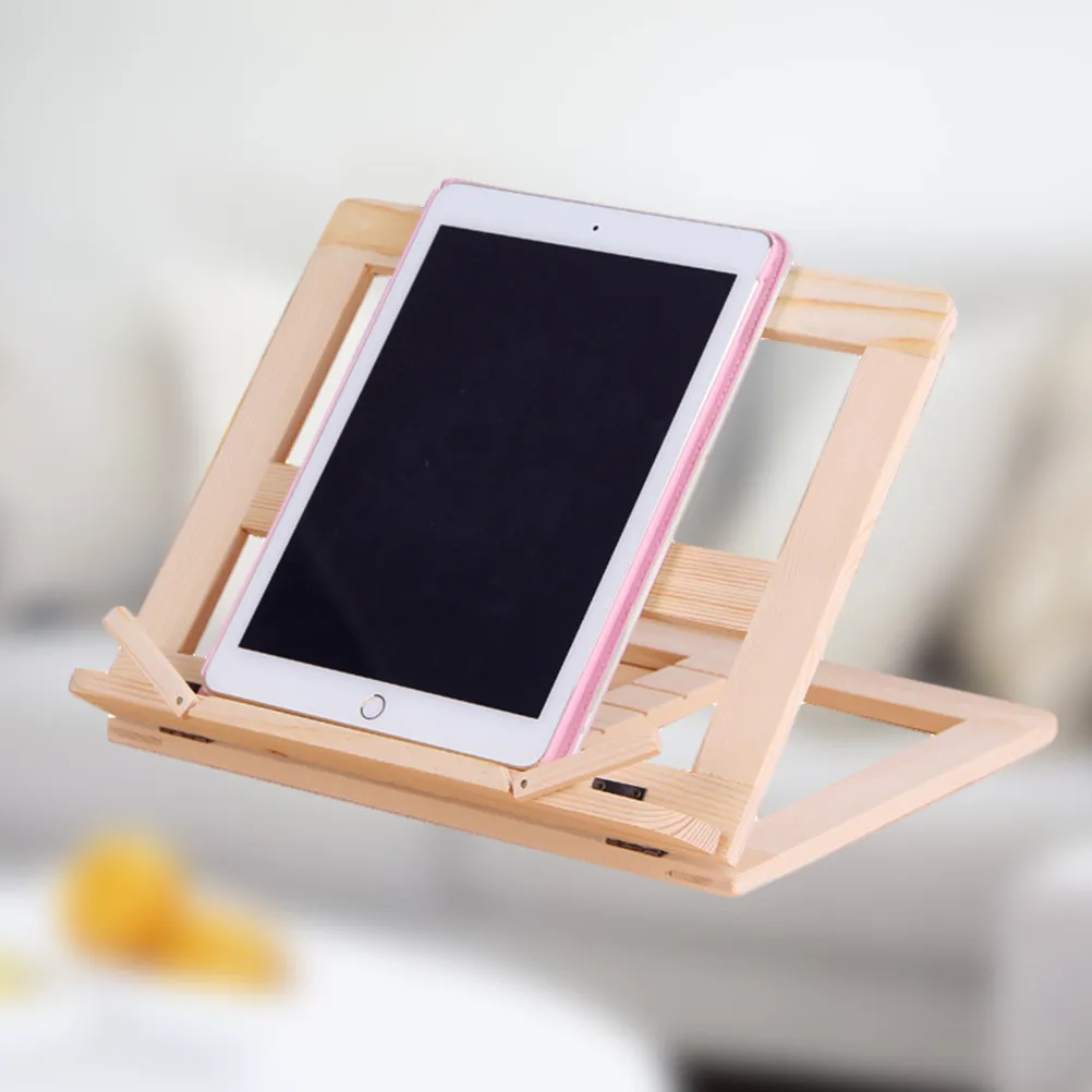 

Adjustable Book Holder Stand for Reading Cooking Music Scores Portable Desktop Tablet Book Reader Stand Sturdy Lightweight