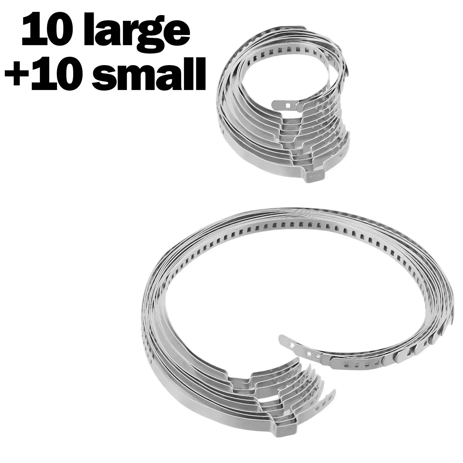 Hot Sale Crimp Clamp Kit Crimp Parts Accessories Drive Shaft Newest Reliable Set Stainless Steel Small & Large