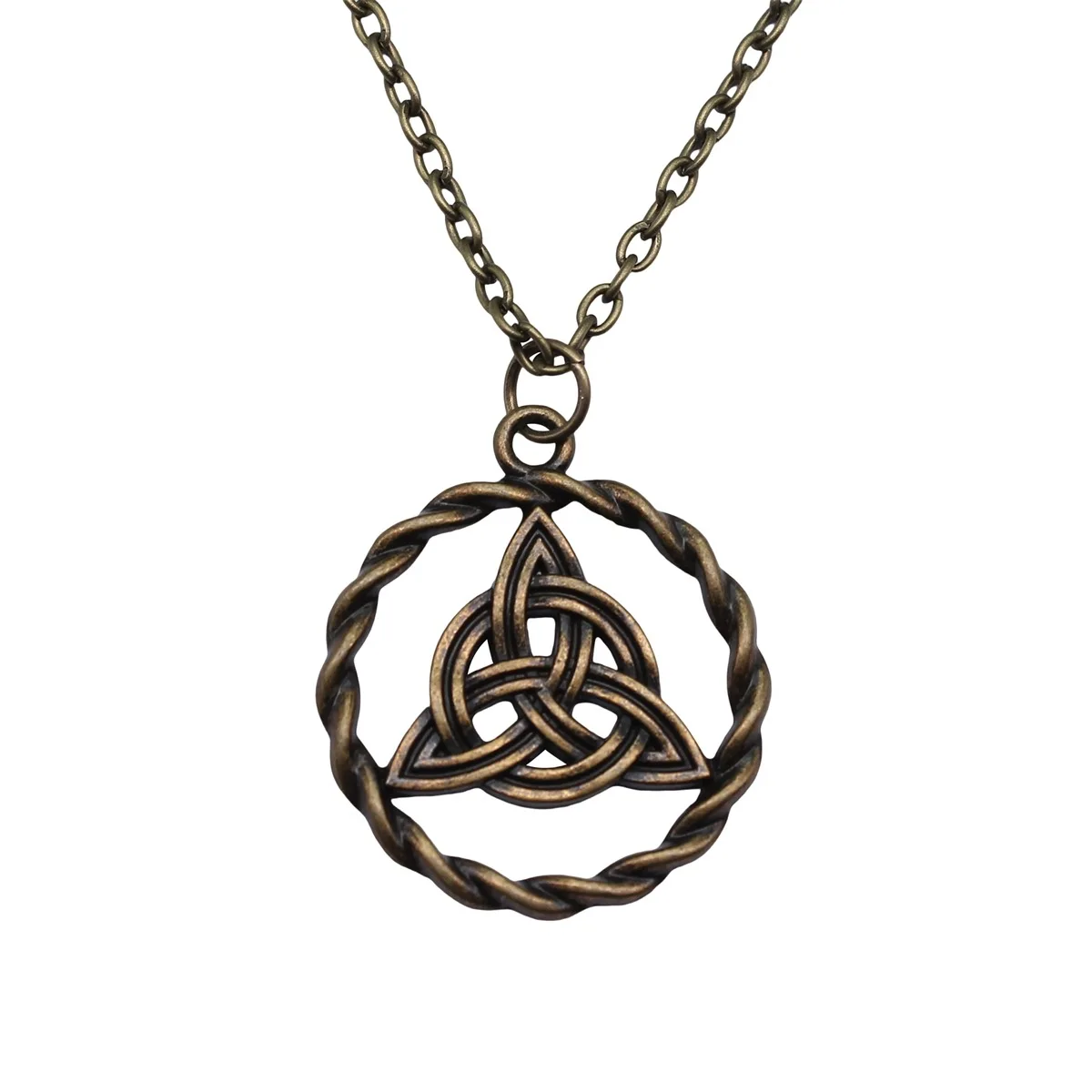 Jewelry On The Neck Back To School Necklace 45Cm Or 70Cm Long Chain Necklaces For Couples Celtic Hexagram Talisman Amulet