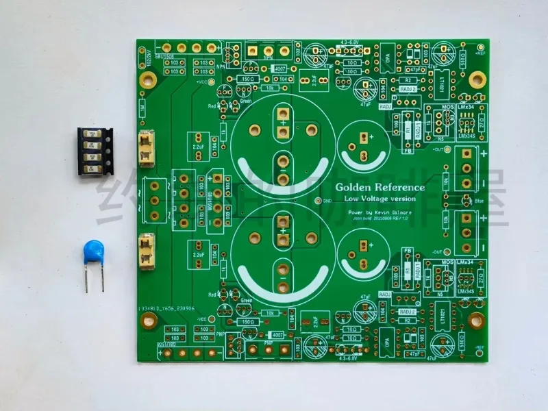 الذهبي المرجعي Dynalo إمدادات الطاقة الخطية الإيجابية والسلبية نسخة مطورة من Jung 2000 Super Regulator 6 ~ 32V AC