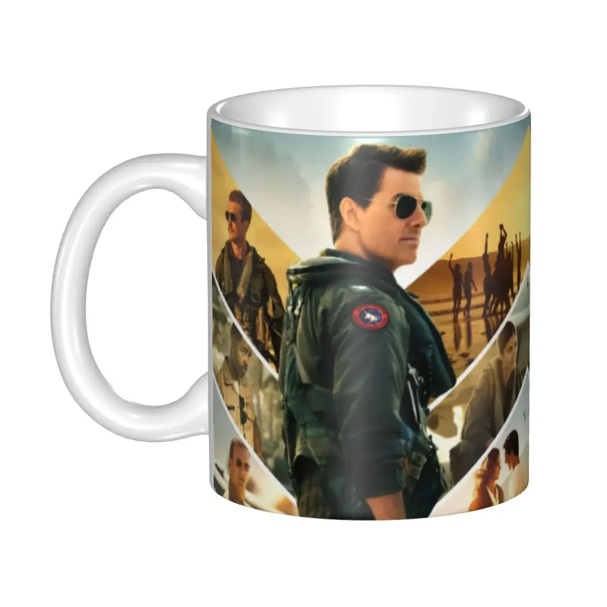 Top Gun Maverick Tom Cruise TV Movie Coffee Mug DIY Personalized Ceramic Mug Creative Present Outdoor Work Camping Cups And Mugs