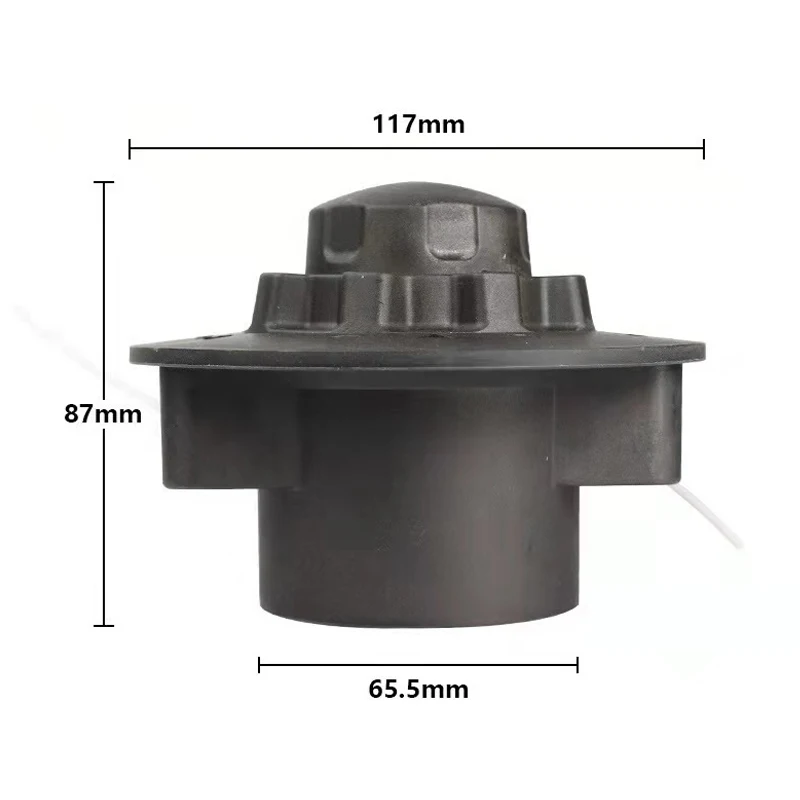 Black Trimmer Head For Stihl C5-2 FS38 FS45 FS60 FS50 FS50 FSE60 FSE71 FSE81 Plastic Lawn Mower Head Gardening Tools