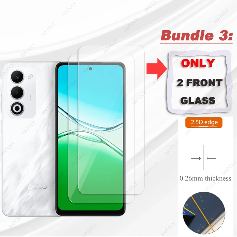 4PCS Glass For Oppo… - image