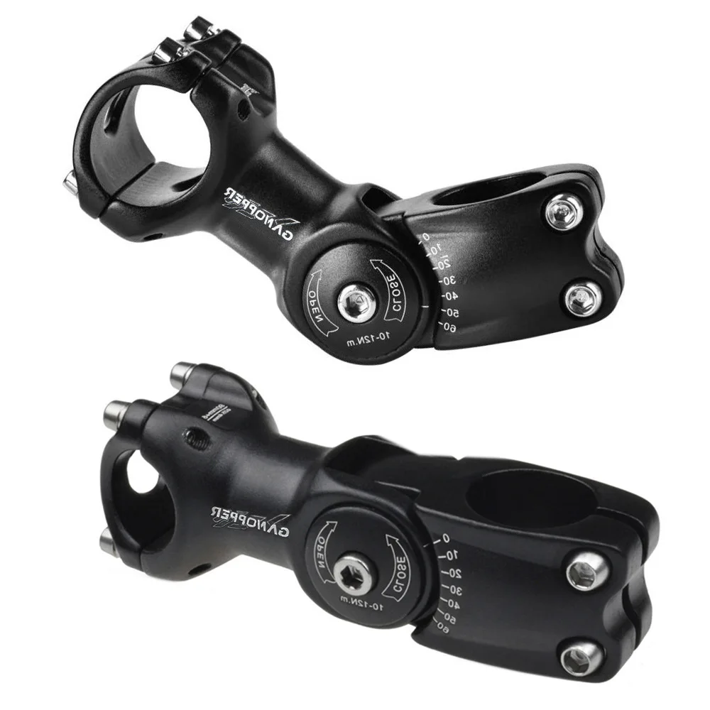 

Прочный регулируемый вынос велосипеда из алюминиевого сплава для индивидуального позиционирования езды. Подходит как стандартные размеры руля.