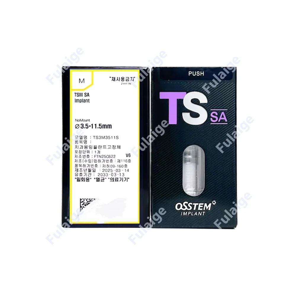 Osstem Implant TS SA System Bone Screw Titanium Fixture Internal Connection Healing Abutment Kit Dental Surgery Accessories