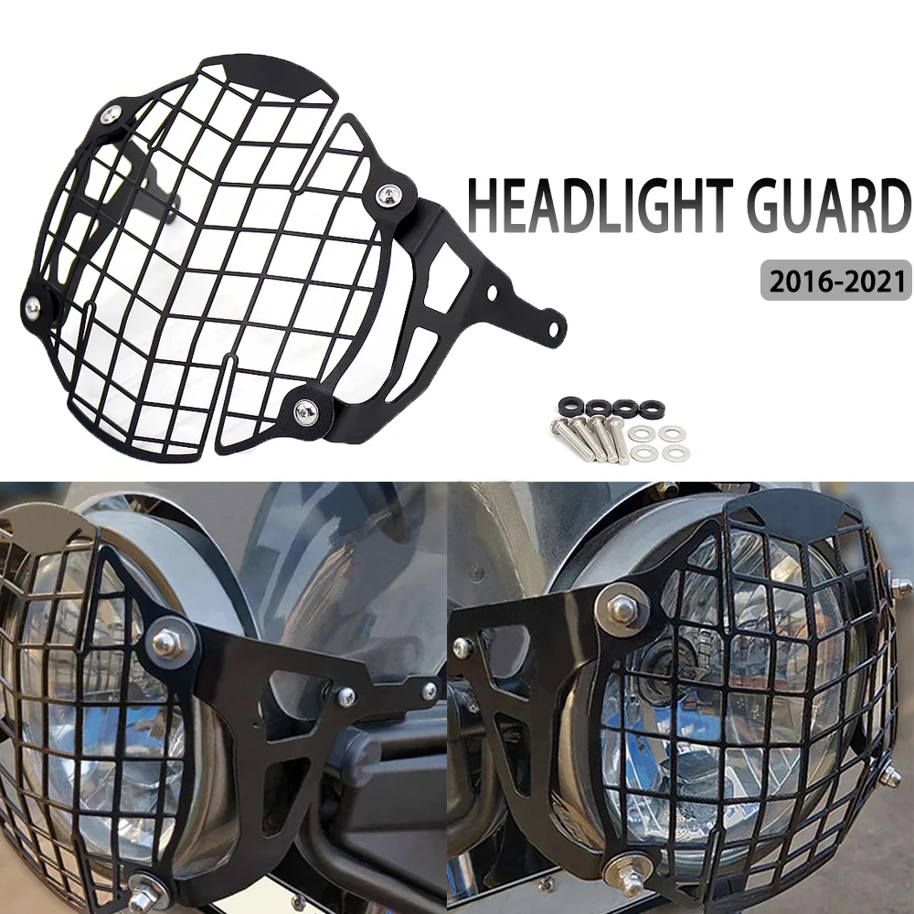 

2016 2017 2018 2019 2020 2021 CNC Aluminum Headlight Guard Protector Retro Grill Light Lamp Cover For Royal Enfield Himalayan