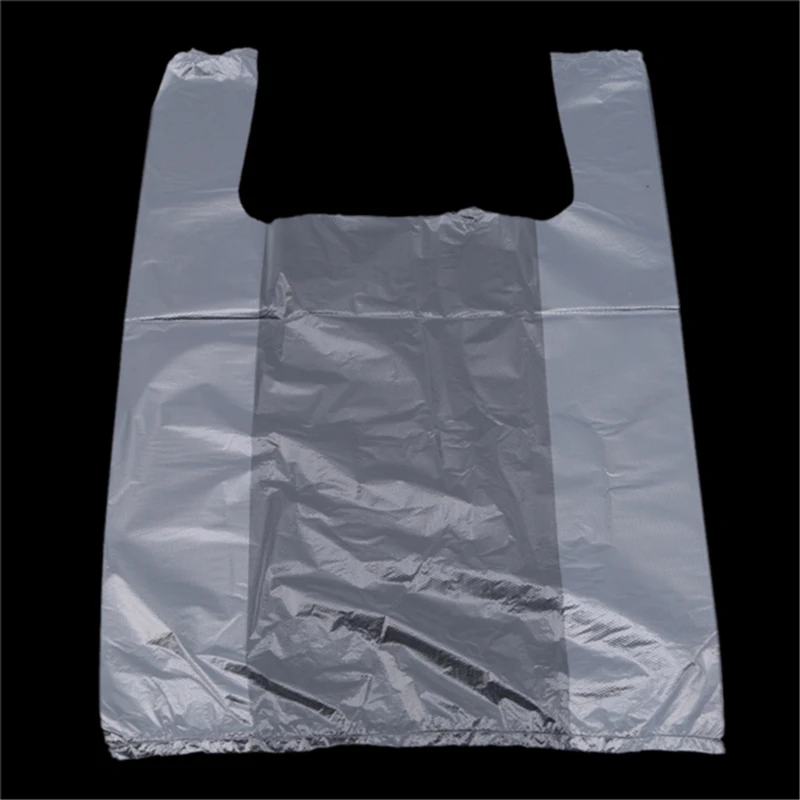 100pcs/Pack Transparent Plastic Bags Multi-purpose Shopping Bag Supermarket Bags Food Packaging Home Storage Kitchen Supplies