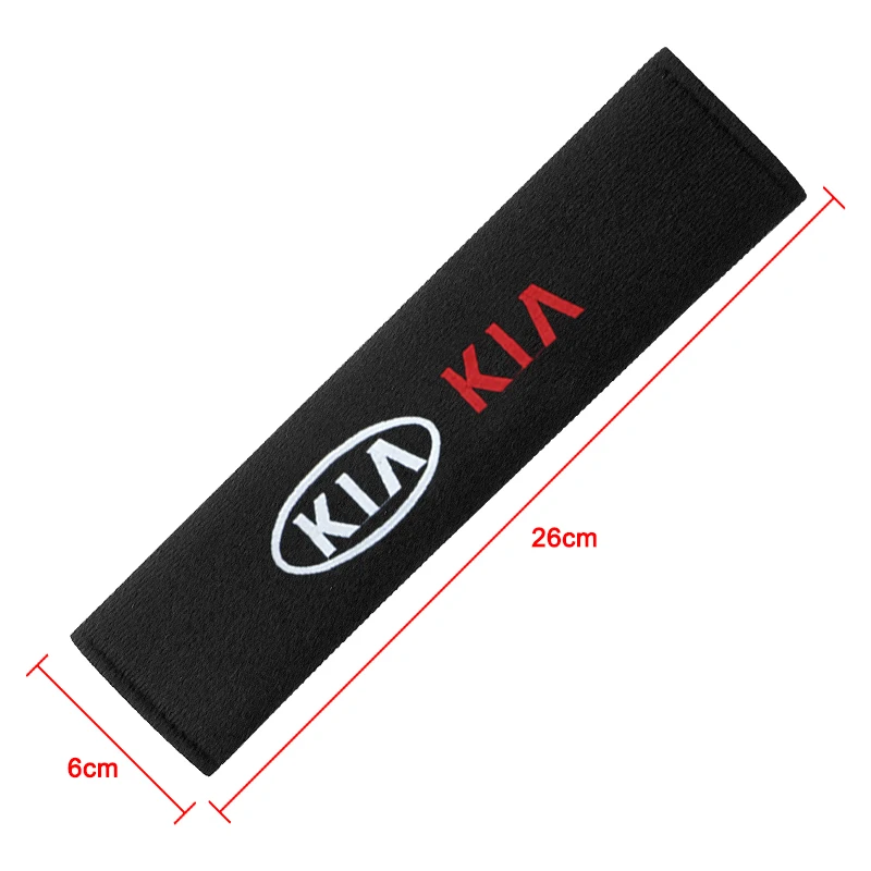 Car Seat Belt Cover Styling Cotton Safety Shoulder Protector For KIA Ceed Sportage Rio Optima Cerato Proceed Venga Sedona Forte