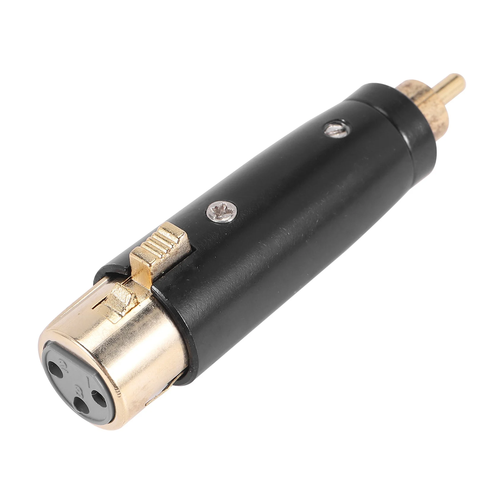 XLR-RCA 어댑터, RCA 수-XLR 수-XLR 암 플러그 어댑터, 스테레오 마이크 케이블용