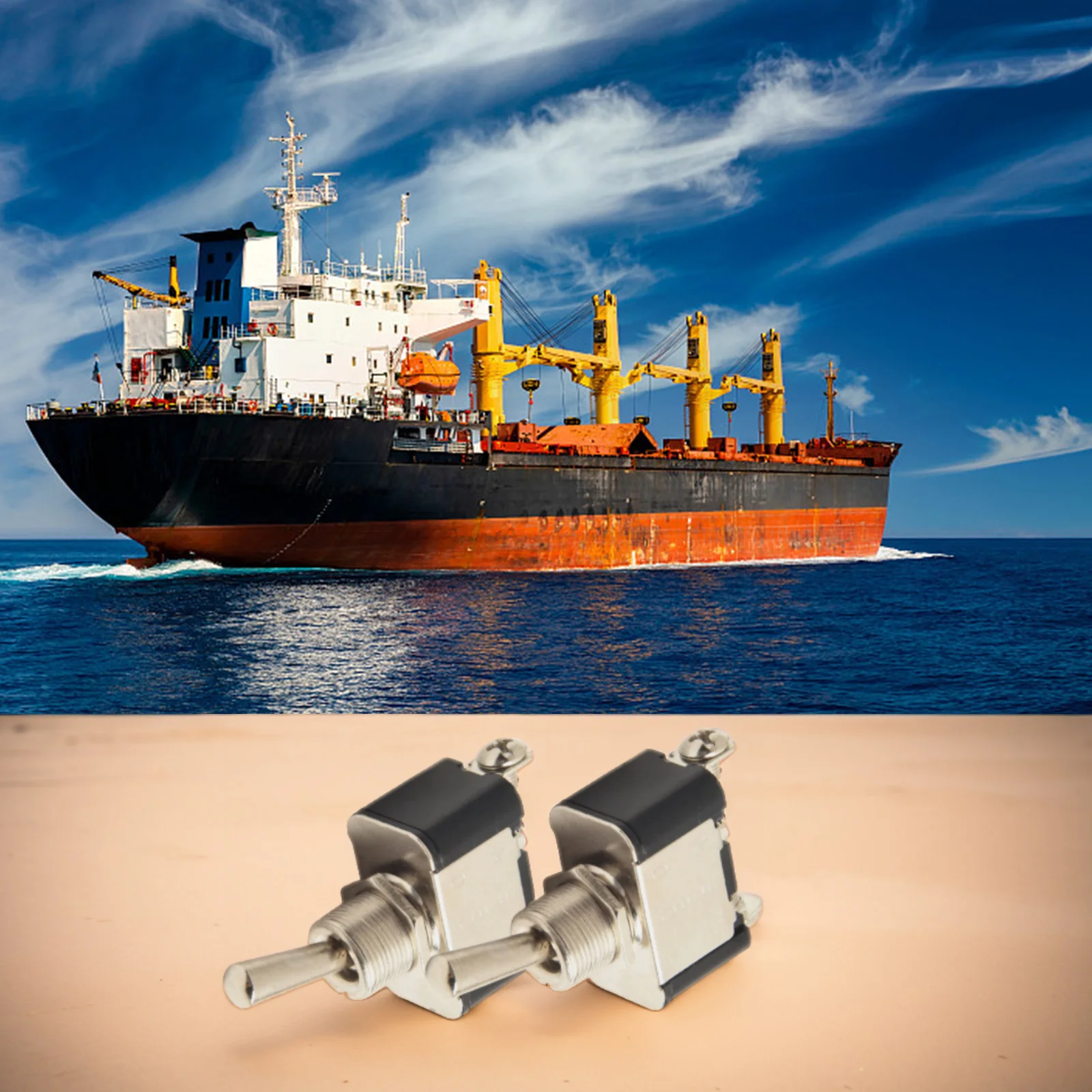 For Boats For Cars Ignition Toggle Switch Car Modification Switch Flexible Operation High Conductivity High Sensitivity