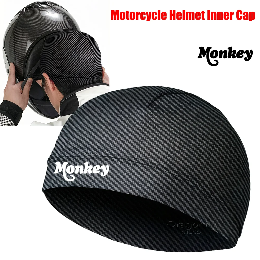 

Head Cover Original Design For Honda Monkey Z-125 Z125 Z 125 Motorcycle Helmet Inner Cap Sweat-absorbing High-stretch Outdoor