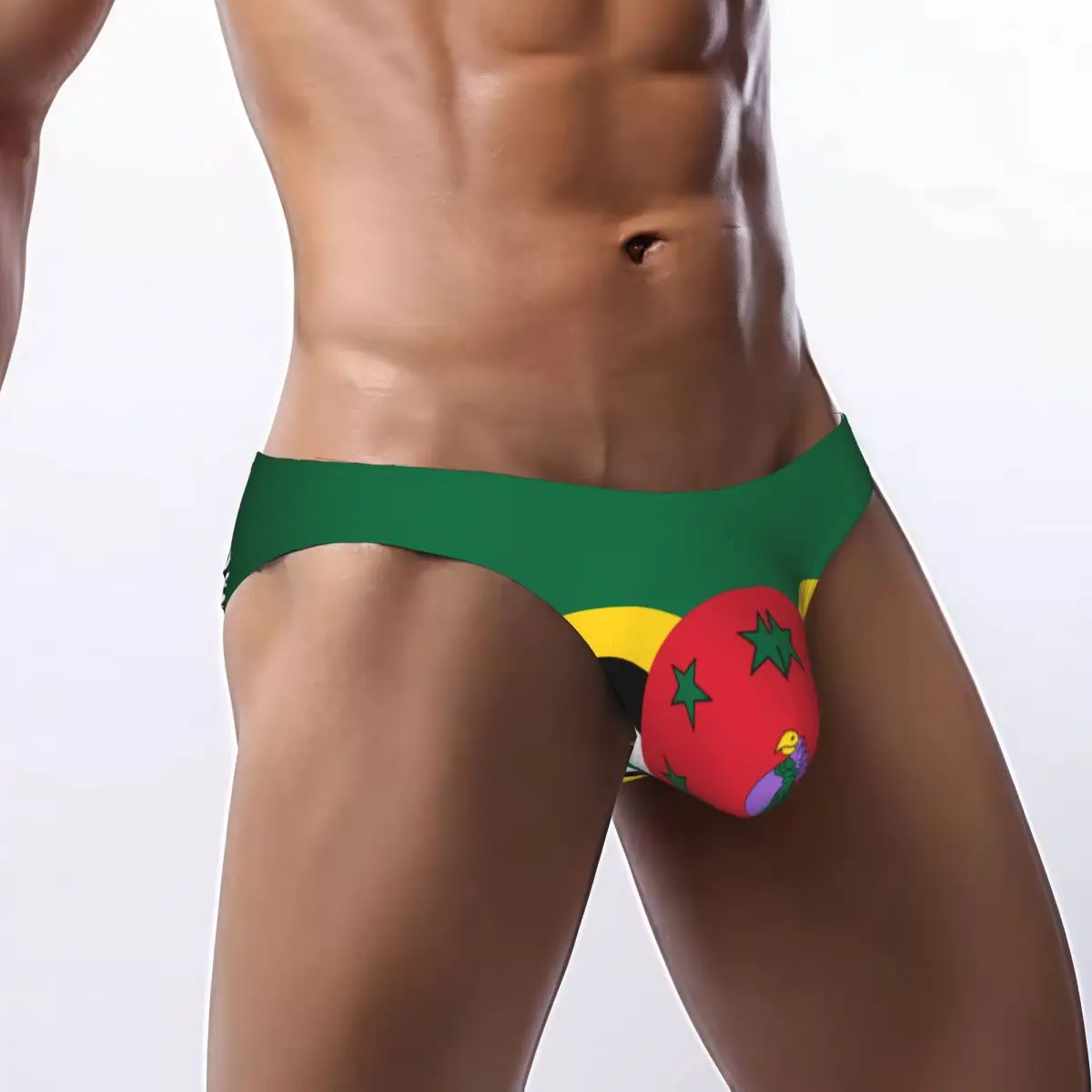 Men's Underwear Briefs Dominica Flag Sexy Underpants Male Panties Bikini Underwear Ropa Pants