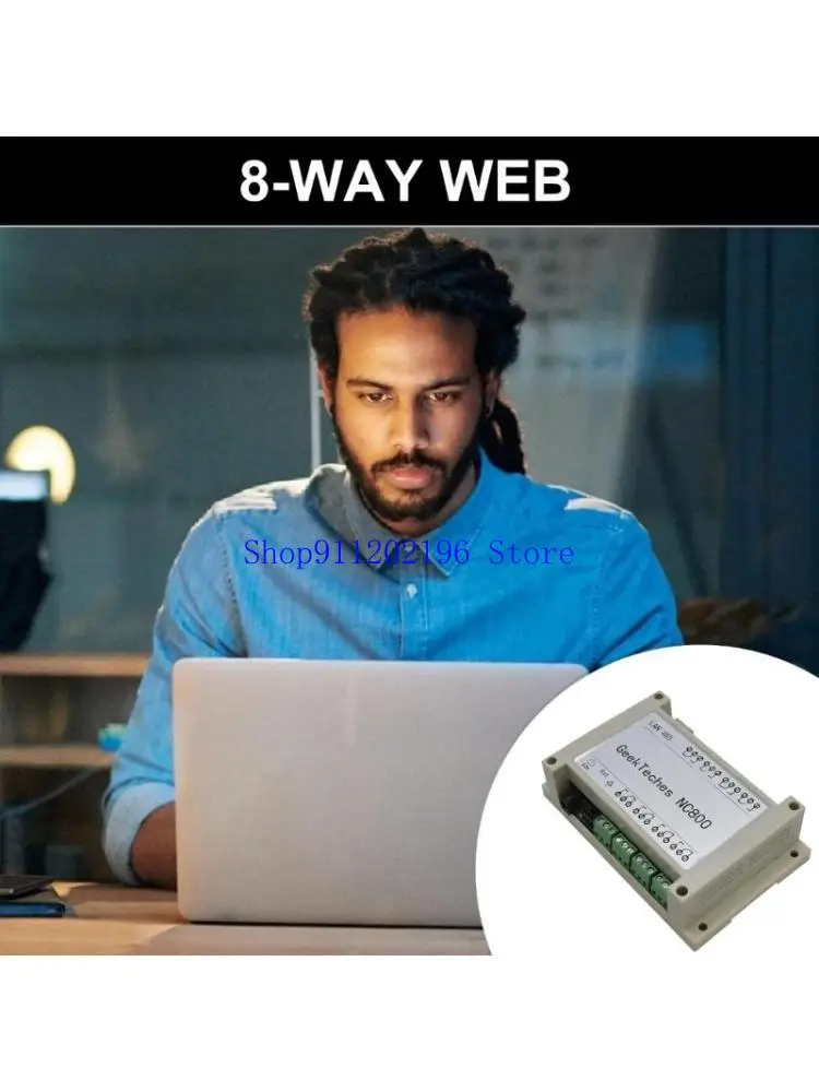 P82A 8 Direction Webs Integration Module Relays Module Board for Computer DIY Hobbyists
