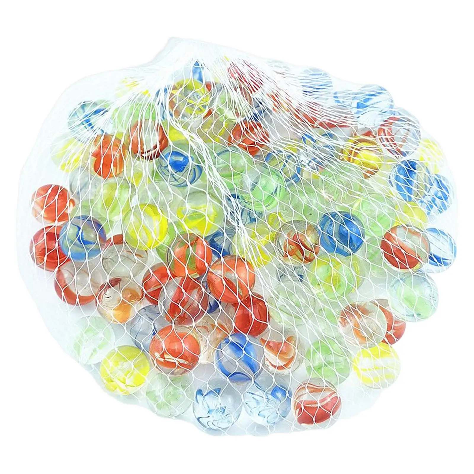 100 Pieces Glass Marbles Retro Toys Assorted House Decor for Party Aquariums