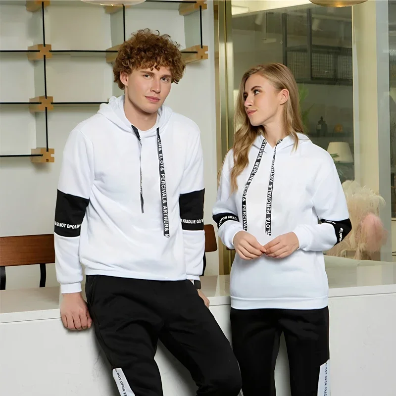 

Men Women Sweatshirts Sweatpants Autumn Winter Casual Sporty Jogger Set 2025 Urban Fashion Street Style Hoodie Sportswear Unisex