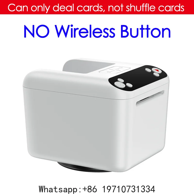 360° Rotating Automatic Card Dealer Machine Poker Playing Dealing Tool OLCD Display Intelligent Card Dispenser 5000mAh