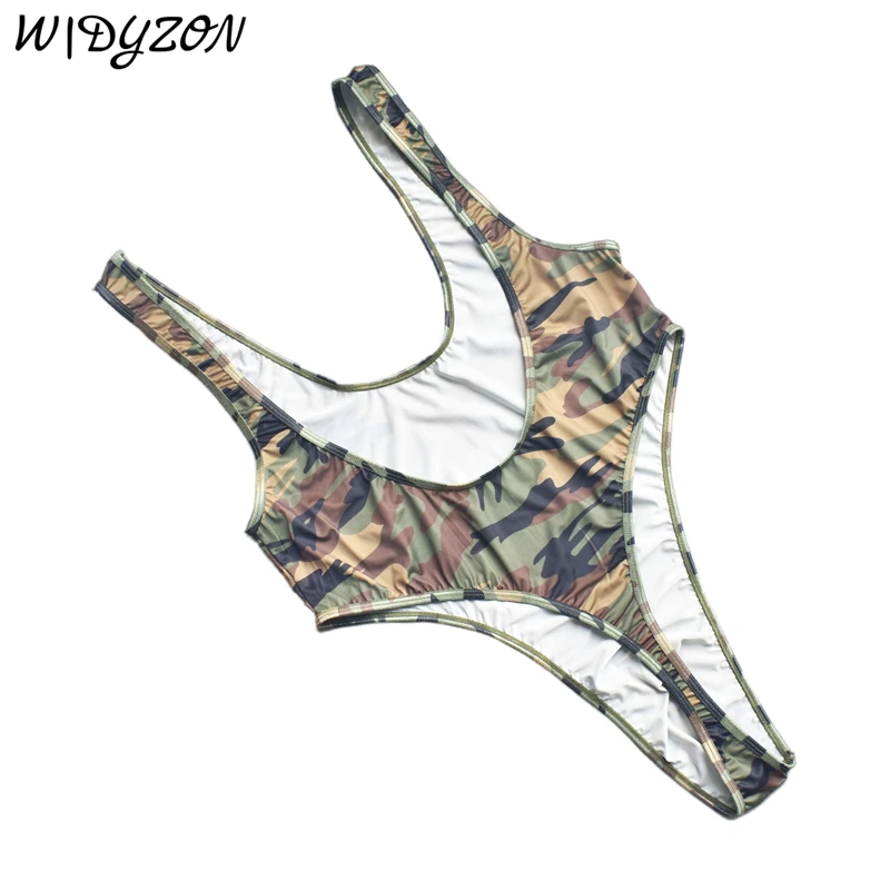

One-Pieces Men Camouflage Bodysuits Thongs Jockstrap Backless Slip Homme Jumpsuits Leotard Ice Silk Breathable Sleepwear