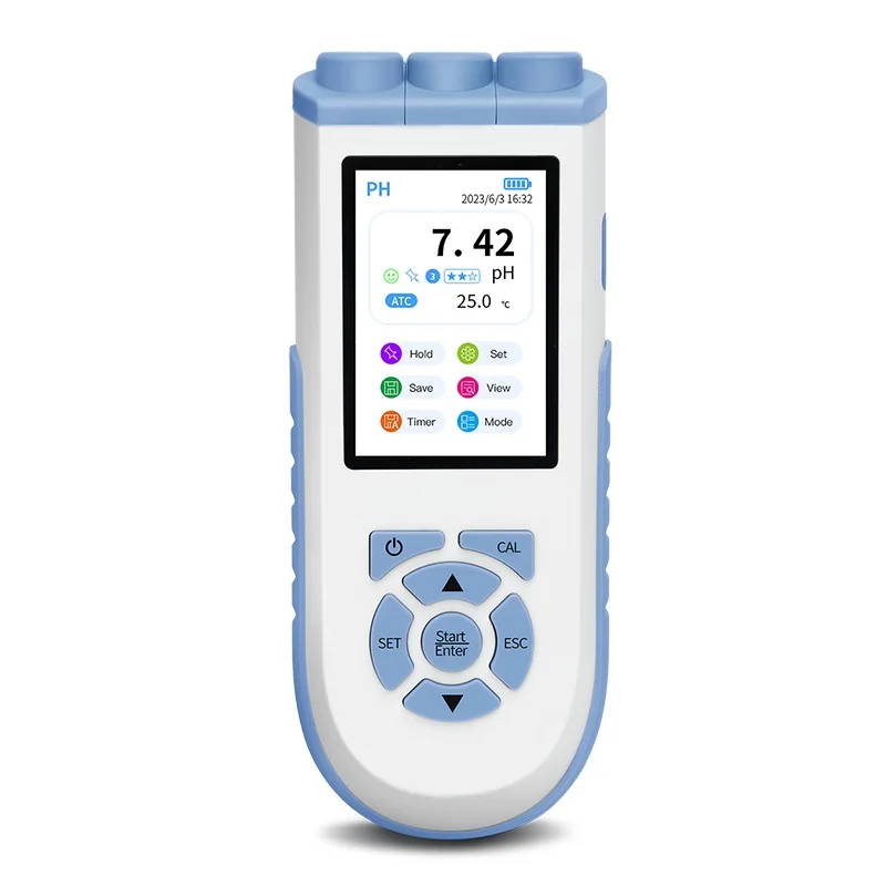 เครื่องวัดค่า pH แบบพกพา PH10 2 in 1 วัดค่า pH และอุณหภูมิ