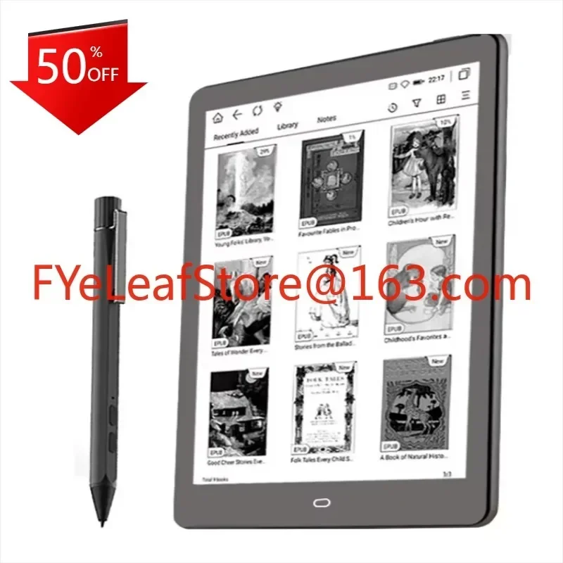 Hot salespaper tablet 10 inch ebook reader 1600*1200 resolution eink display 3+64GB e reader