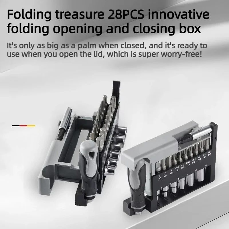 28Pcs Precision Screwdriver Set Magnetic Phillips Torx Bits