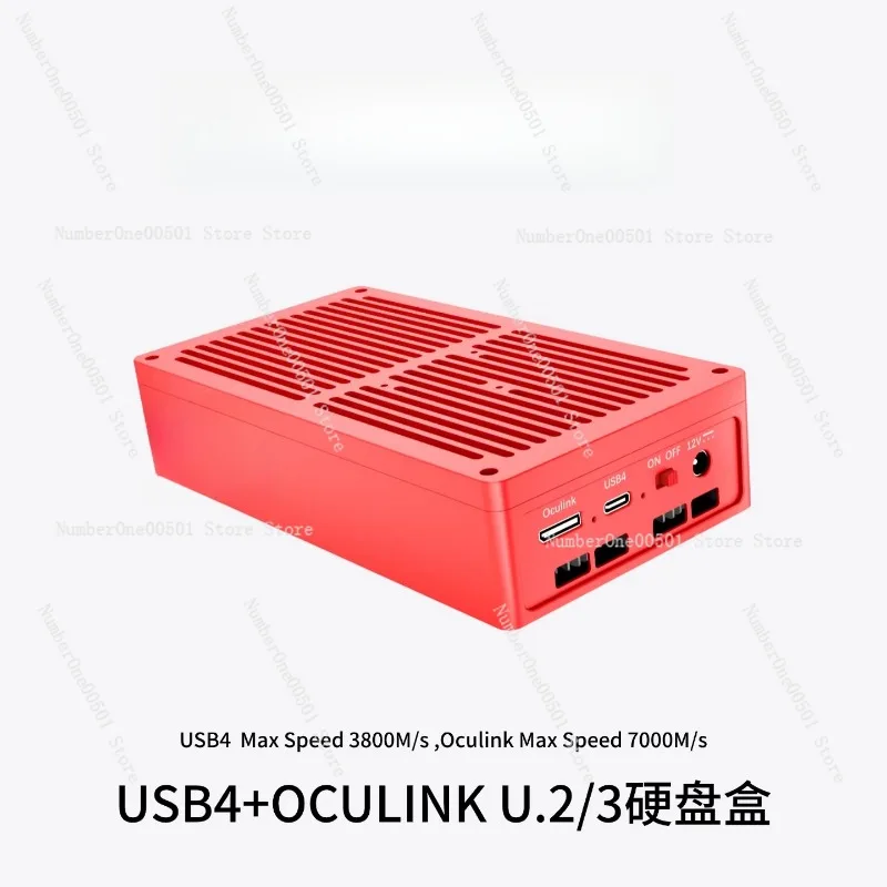 USB4 OCULINK U2 U3 SSD Enclosure Enterprise NVME Box V Mount Battery Thunderbolt 3 4 5