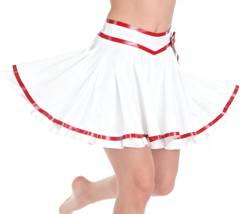 Latex Rubber (Gummi) Cosplay Party fashion rubber Pong short skirt