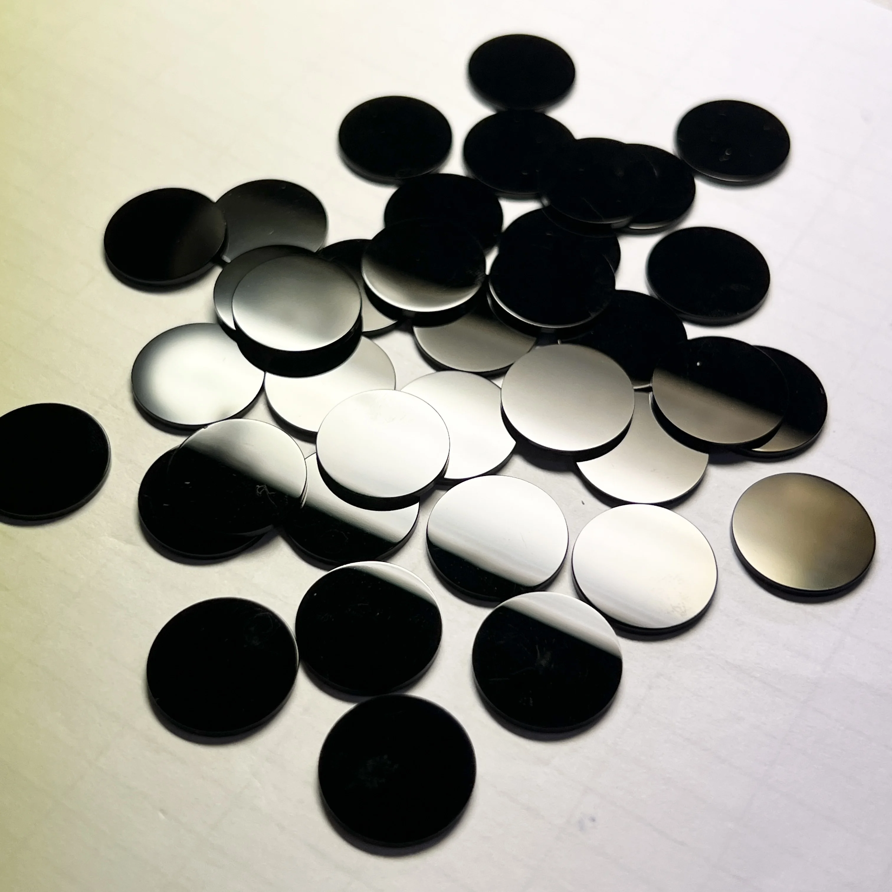 

6*6*1 мм-15*15*1 мм натуральный круглый лист, черный оникс, монета, агат, ювелирные аксессуары