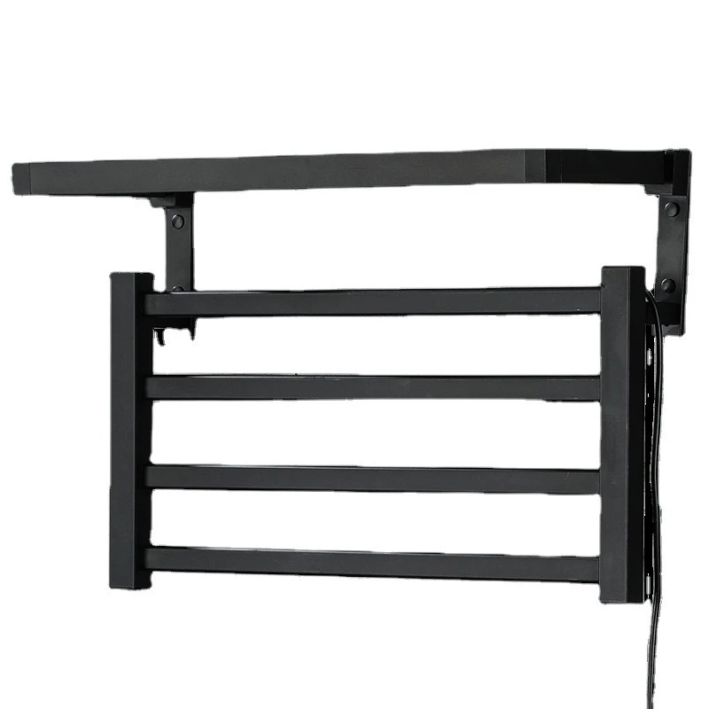 

Electric towel rack, toilet, no punching, heating and drying, bathroom rack, wall-mounted