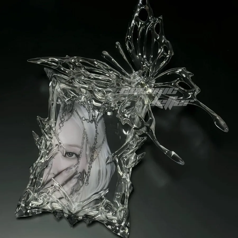 غطاء تخزين بطاقات Kpop Star مطلي بالكهرباء، ملحقات شخصية عصرية، مستلزمات الدراسة المكتبية، ديكور حامل البطاقة