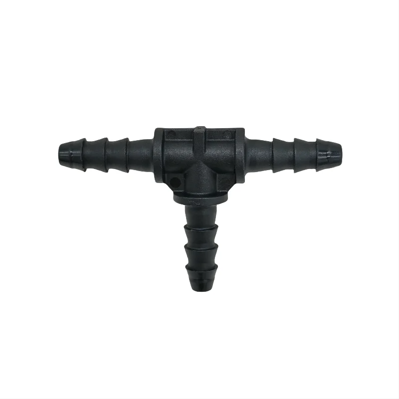 ID4 equal tee connector T connector fuel line quick connector plastic fitting  joint for petrol and diesel for car 2pcs a lot
