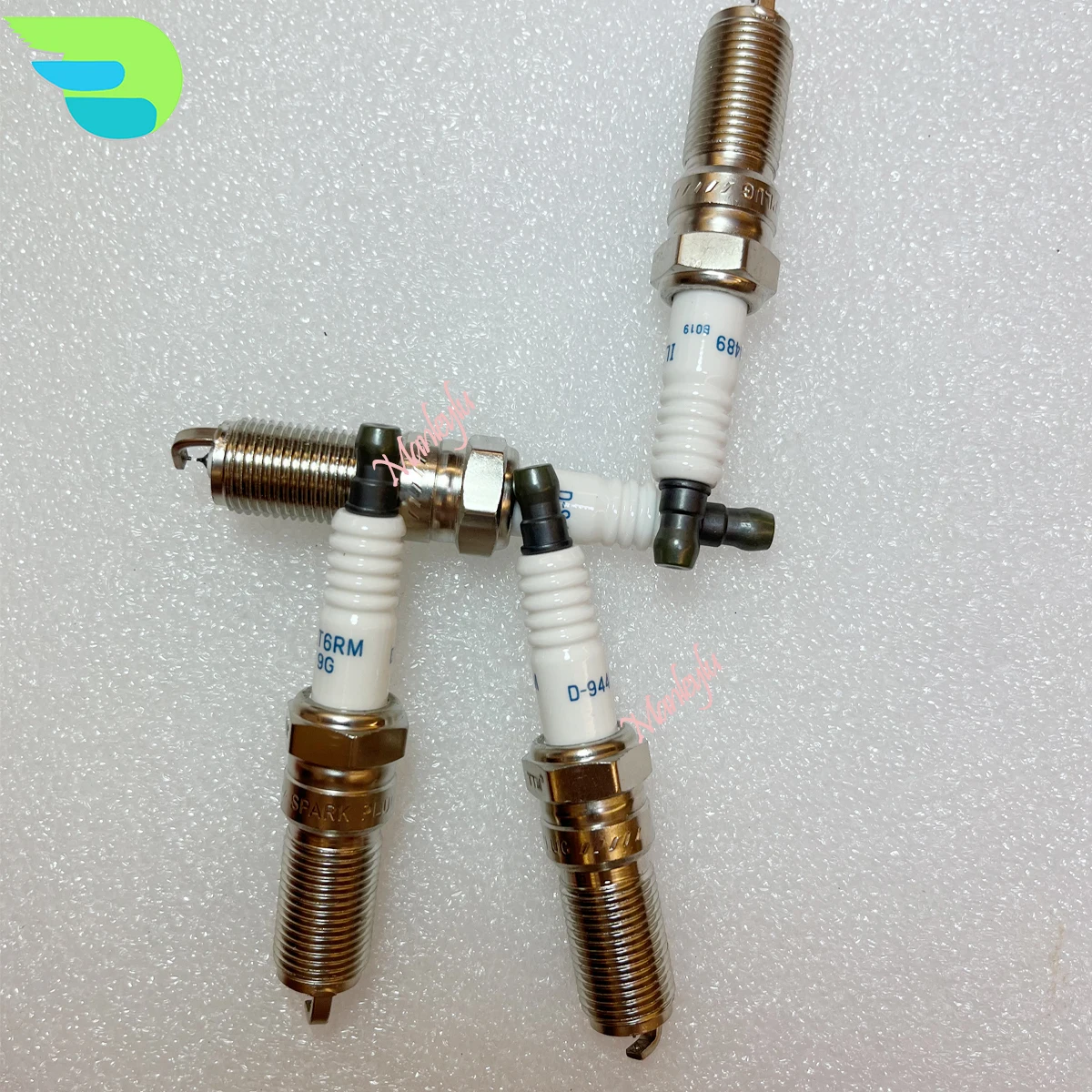 

4PCS Double Iridium Spark Plug D-94489 for Ford 9A6G-12405-AA CYFS12YPC Volvo 30758130 Champion CCH9016 AJ813092