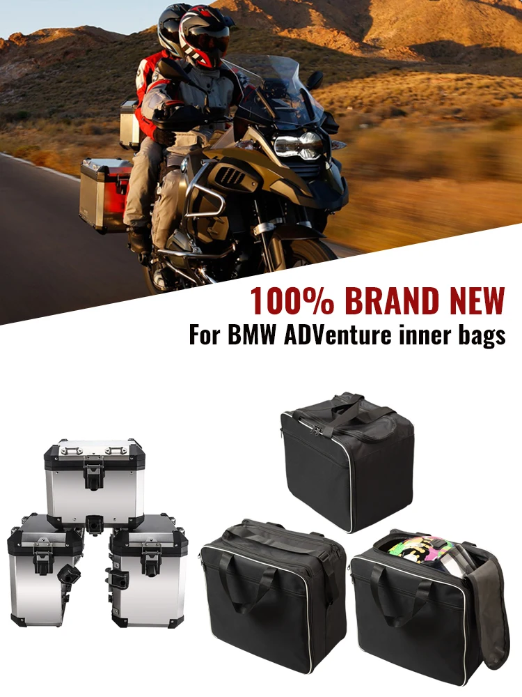 

R1200GS R1250GS мотоциклетные сумки для багажа для BMW Adv черные Внутренние Сумки приключения с водяным охлаждением R1250GS R 1250 GS Adventure