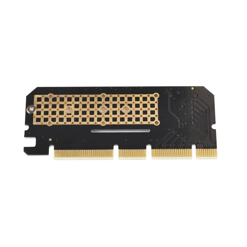 

LED Expansion Card Computer Adapter Add On Card Interface M.2 NVMe SSD GFF To PCI Express 3.0 X4 X8 X16 Card