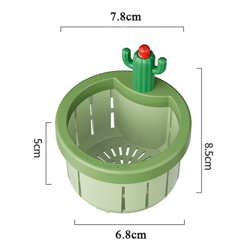 4 Stuks Cactus Gootsteen Afvoer Zeef Thuisgebruik Cactus Gootsteen Afvoer Mand Filter Net Hijsmand Gootsteen Stopper