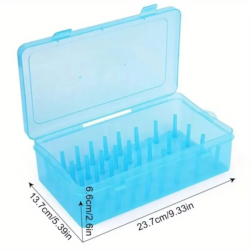 1pc 42-Axis Sewing Thread Spool Box,Bobbin Storage Case,Plastic Needle Spool Organizer,Household DIY Sewing Supplies Accessories
