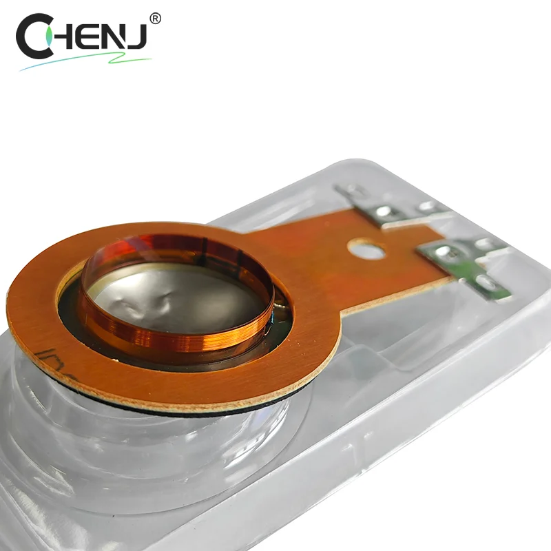 Repair Parts 25.4MM Tweeters Voice Coil Round Speaker Treble Coil Horn Titanium Film Copper Clad Alumium Diaphragm