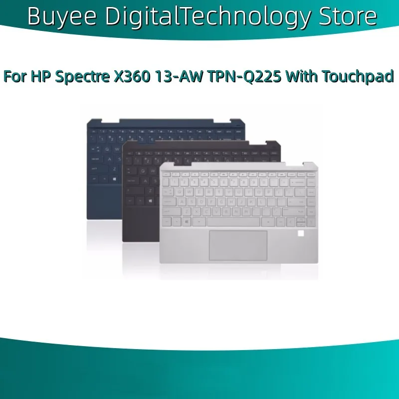 

New Original Touchpad Keyboard Case With Shell C For HP Spectre X360 13-AW TPN-Q225 With Palmrest Upper Keyboard Case