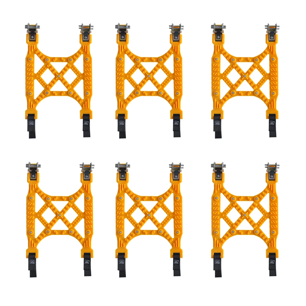 6pcs Universal Multifunctional Chain for Snow Tires Off-road Cars SUV Car Snow Chain Non-slip Tires