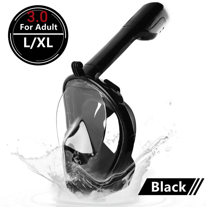 Onderwater Scuba Anti Fog volgelaatsduikmasker Snorkelen Ademhalingsmaskers Veilige waterdichte zwemuitrusting voor volwassen kinderen